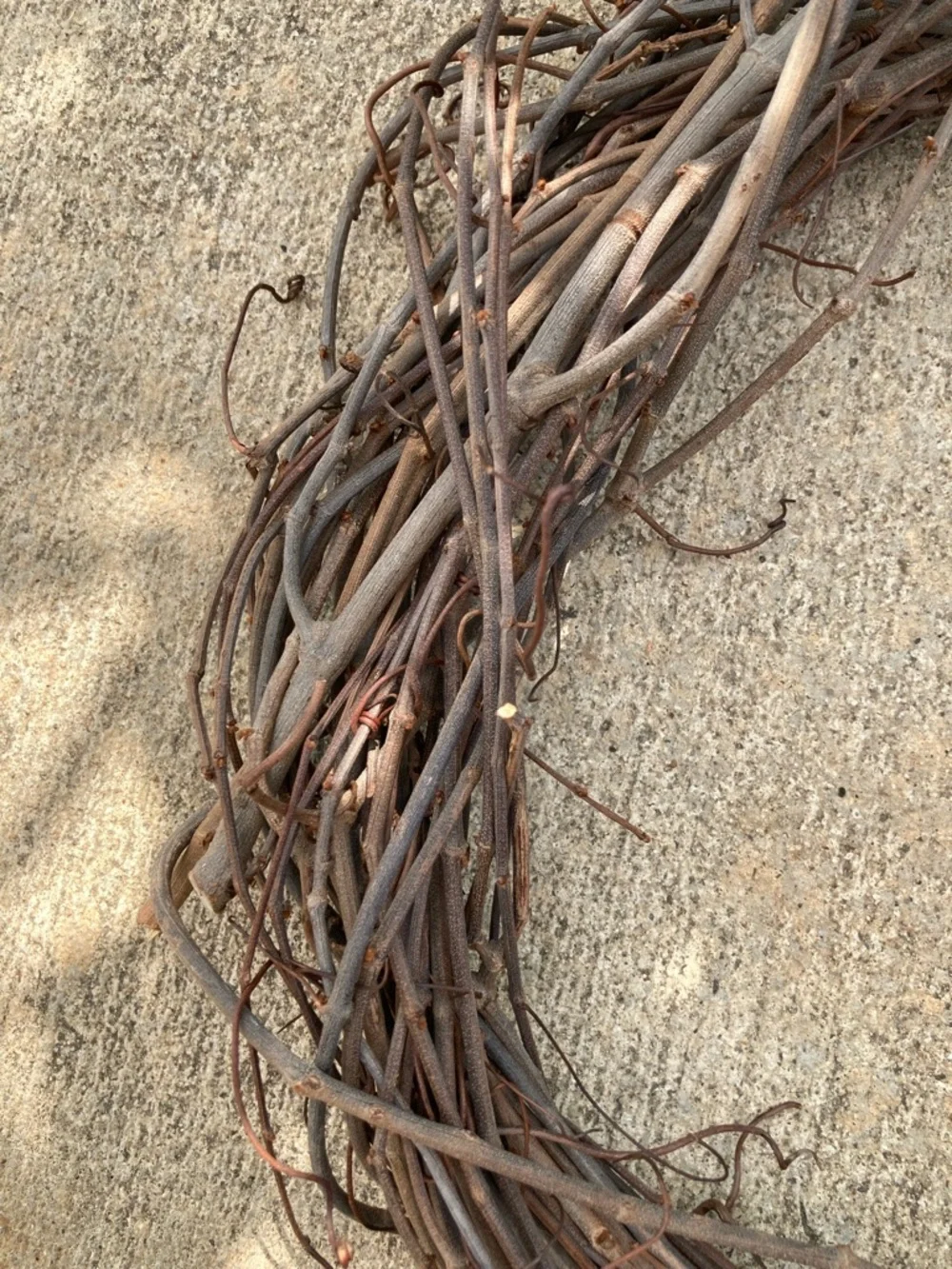 16” Grapevine Wreath Base - Rustic Home Holiday Decor For DIY Crafting